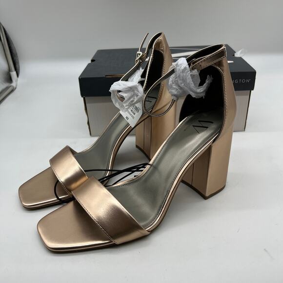 Worthington Womens Becklyn Heeled Sandals Rose Gold Size 11M - Picture 4 of 10